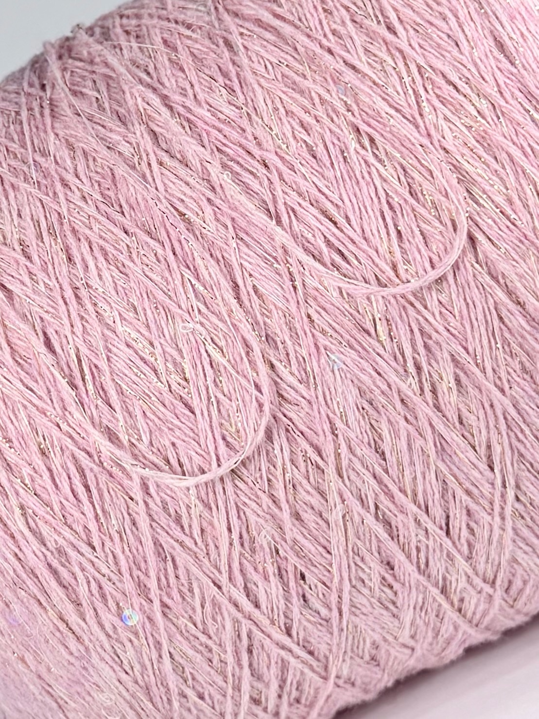 G&G Filati Susanna 450m/100g Rosa mit Champagnergold